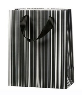 Kadotasjes<br>Stripes Medium<br>20x10x25cm<br>BxDxH 2-kleuren