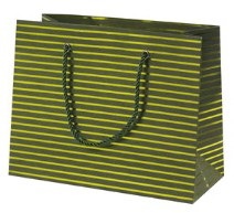 Cadeautasjes <br>Stripe Foil<br>23x10x18cm<br>(BxDxH) 3-kleuren