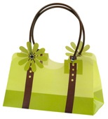 Kadotasjes <br>Flower<br>22x11x13cm<br>(BxDxH) 3-kleuren