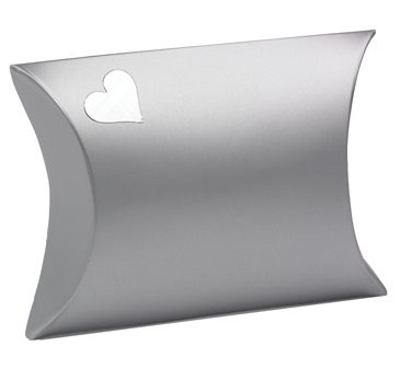 Kadodoosje PillowSmallHart 7.5x2x8cm(BxDxL), 6-kleuren