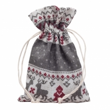 Katoenen-/ Linnen zakjes Season Small, Katoenkoord, 10x15cm(BxH), 2-kleuren